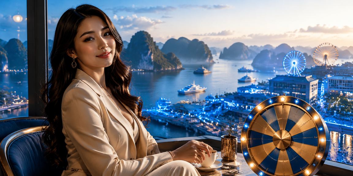 Du khách thư giãn tại Vịnh Hạ Long và khám phá trải nghiệm trúng thưởng trực tuyến