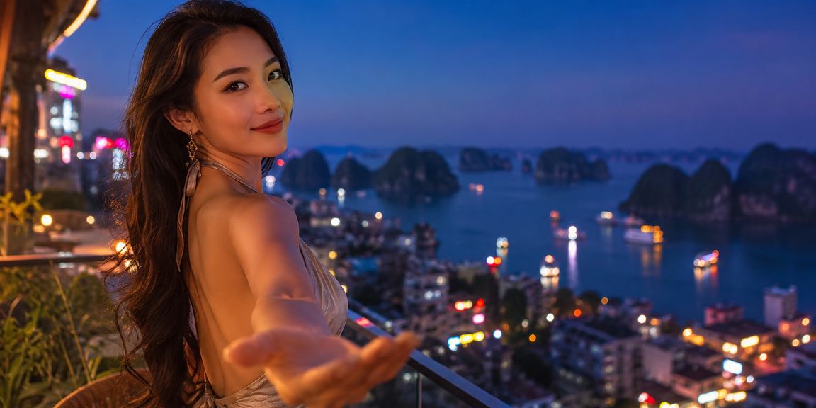Cảnh Vịnh Hạ Long tuyệt đẹp gắn với trải nghiệm giải trí trực tuyến tại Việt Nam
